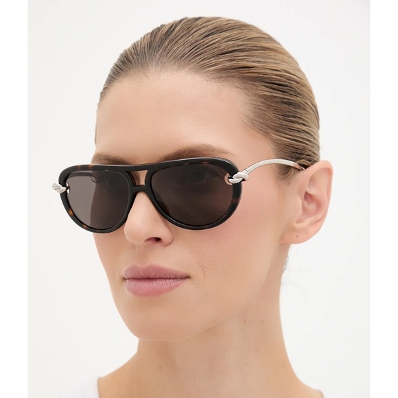 NWT Bottega Veneta BV1418S-002 Sunglasses